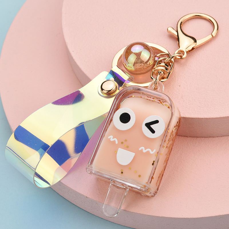 Wholesale Acrylic Oil Popsicles Keychains
